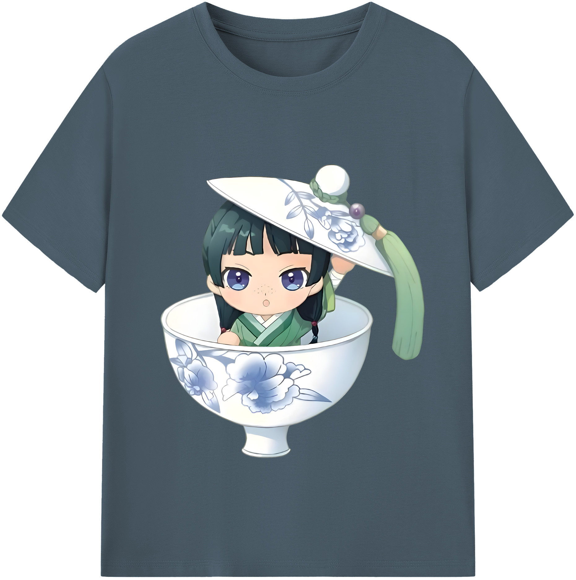 （画像用） 薬屋のひとりごと The Apothecary Diaries 綿100％半袖Tシャツ（フロントプリント）